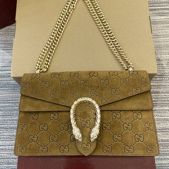 Gucci Dionysus small shoulder bag 818145 Brown