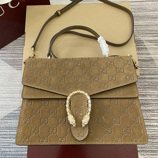 Gucci Dionysus small top handle bag 813399 Brown