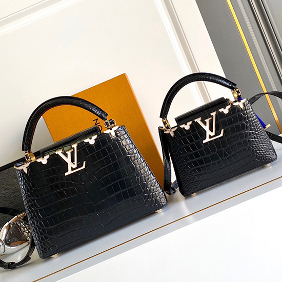 Louis Vuitton Capucines BB N86154 Black