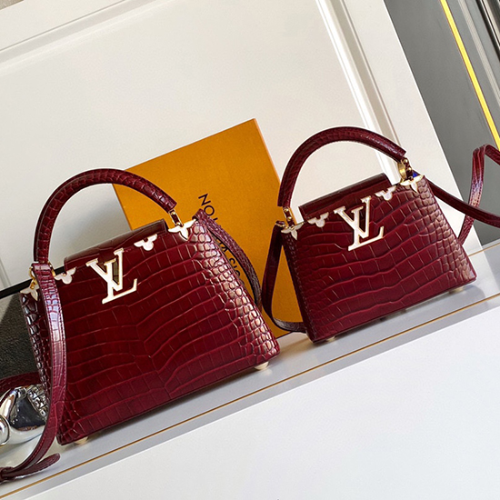 Louis Vuitton Capucines BB N86154 Burgundy