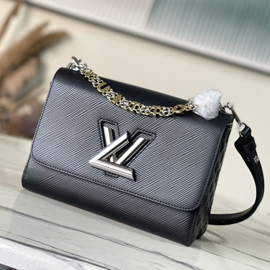 Louis Vuitton Twist MM Slim M13118 Black