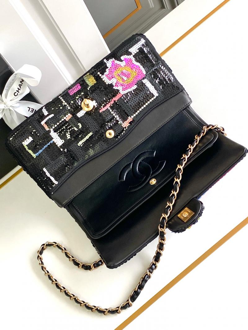 Medium Chanel Sequins Flap Bag AS2509