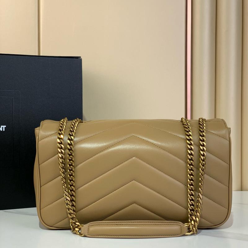 Saint Laurent Lambskin Loulou Medium Bag 801439 Beige