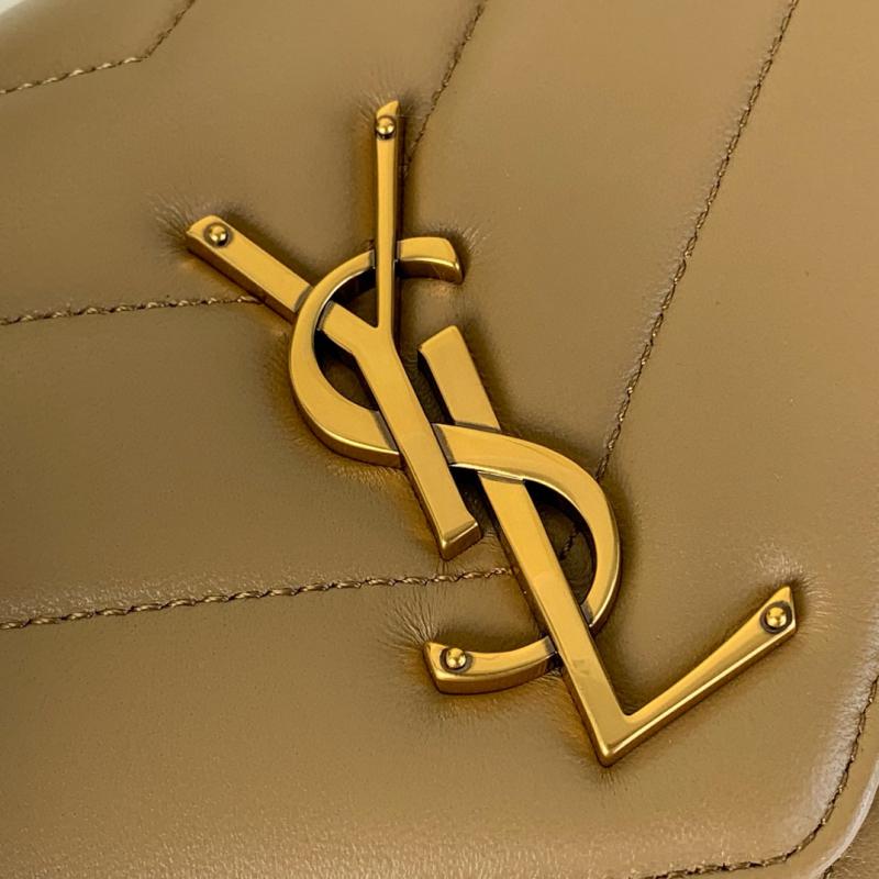 Saint Laurent Lambskin Loulou Medium Bag 801439 Beige