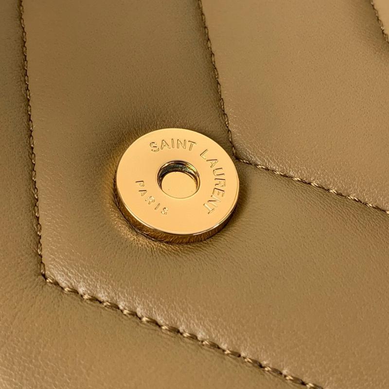 Saint Laurent Lambskin Loulou Medium Bag 801439 Beige