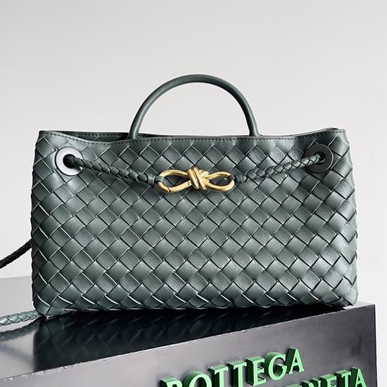 Bottega Veneta East-West Andiamo Dark Green 754990