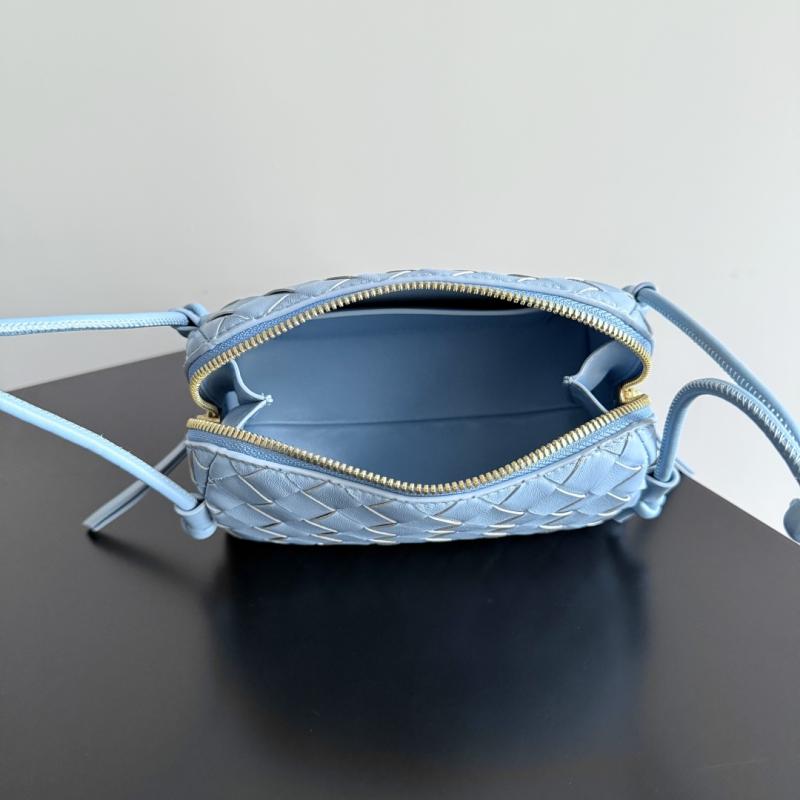 Bottega Veneta Intrecciato Concert Pouch Blue 794258