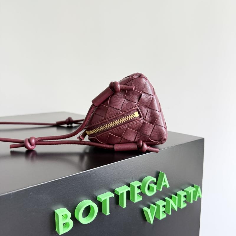 Bottega Veneta Intrecciato Concert Pouch Rosewood 794258