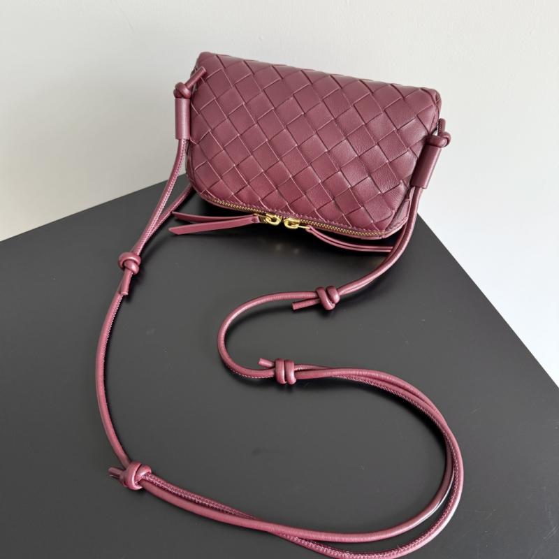Bottega Veneta Intrecciato Concert Pouch Rosewood 794258