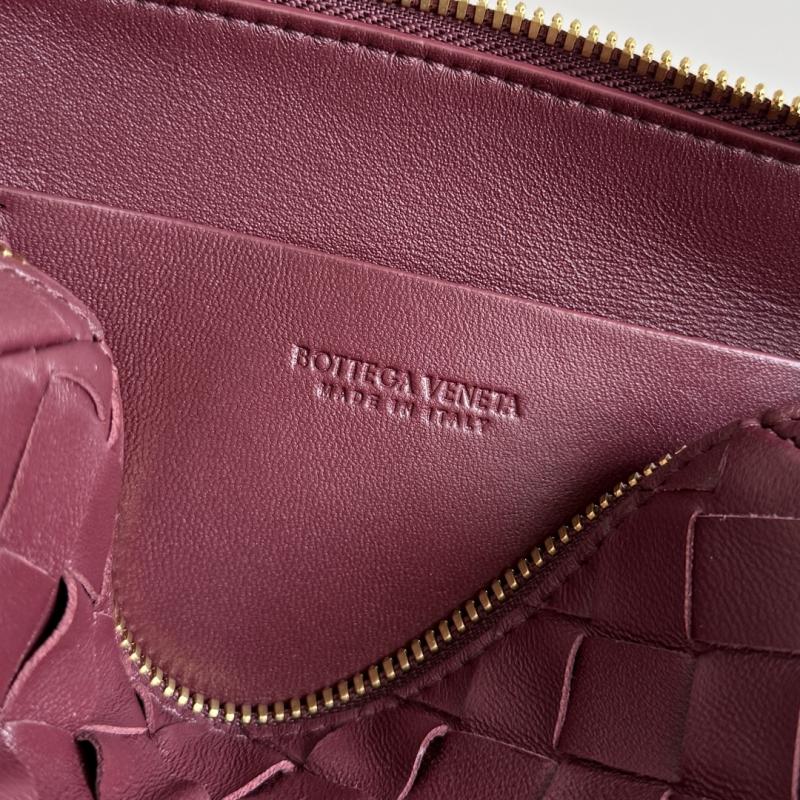 Bottega Veneta Intrecciato Concert Pouch Rosewood 794258