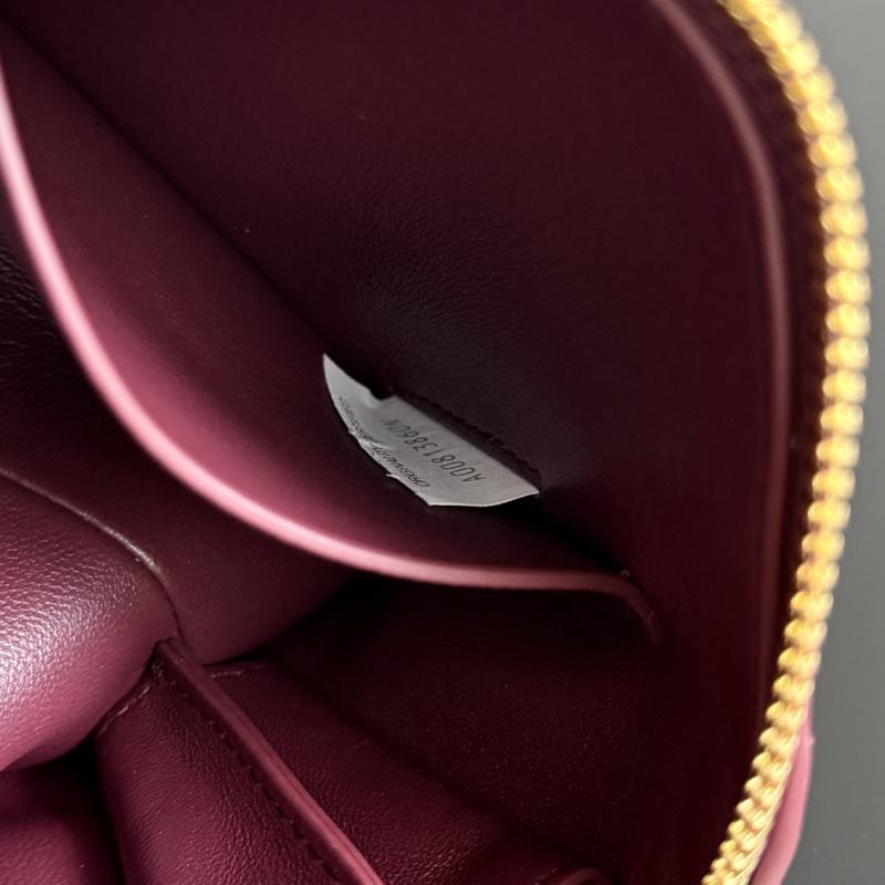 Bottega Veneta Intrecciato Concert Pouch Rosewood 794258