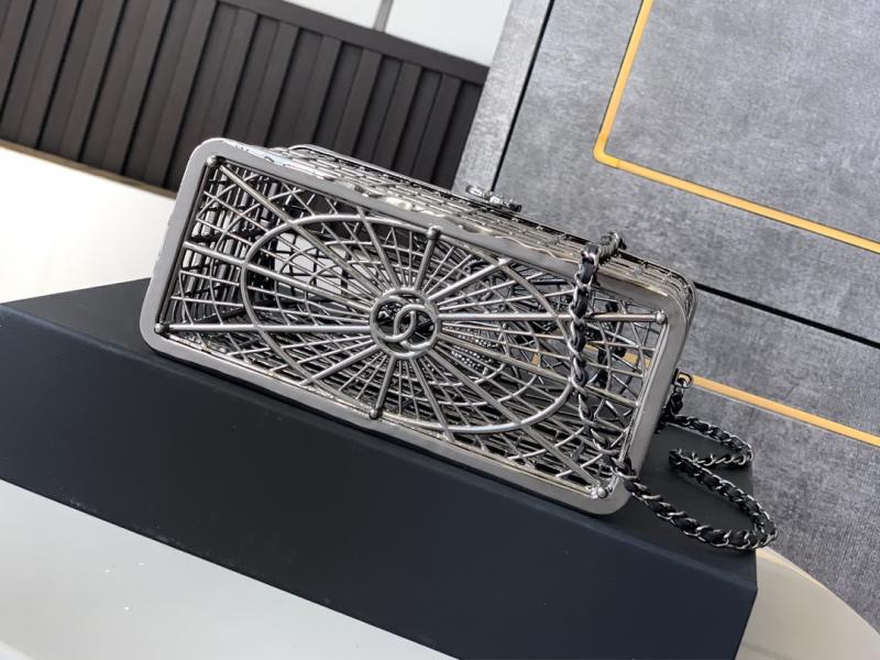 Chanel Birdcage Minaudiere AS5495 Black