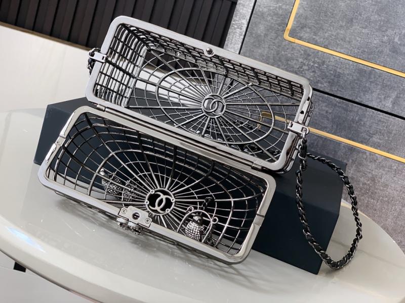 Chanel Birdcage Minaudiere AS5495 Black