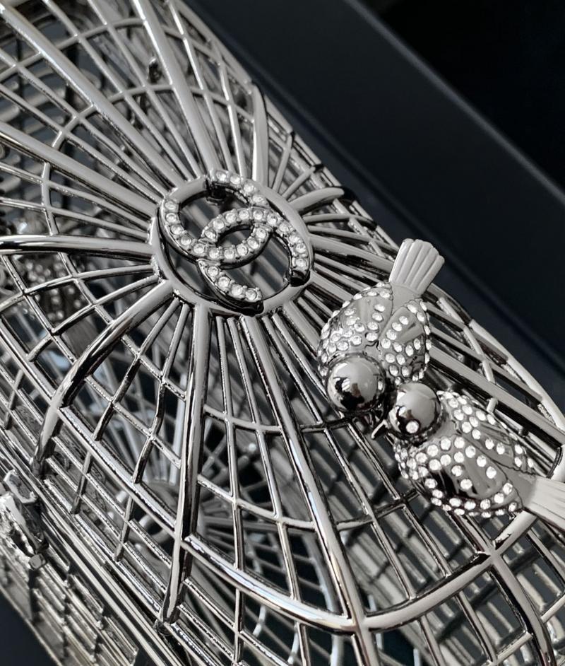 Chanel Birdcage Minaudiere AS5495 Black