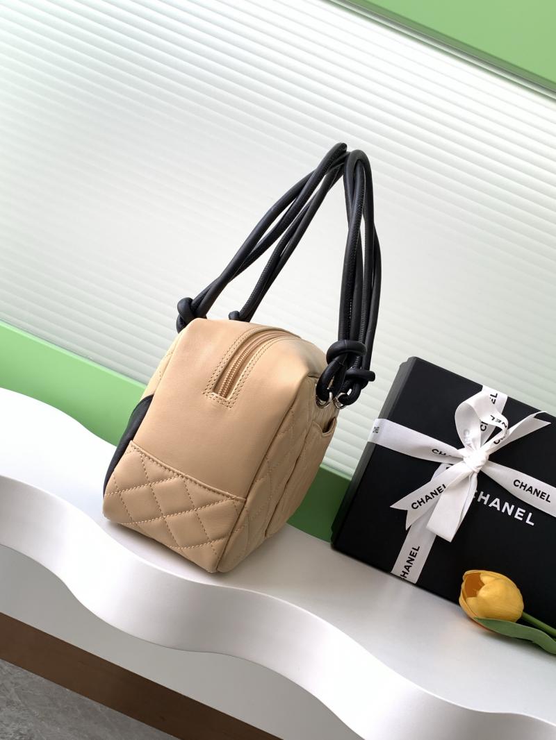 Chanel Cambon Ligne Shoulder Bag Beige AS6319