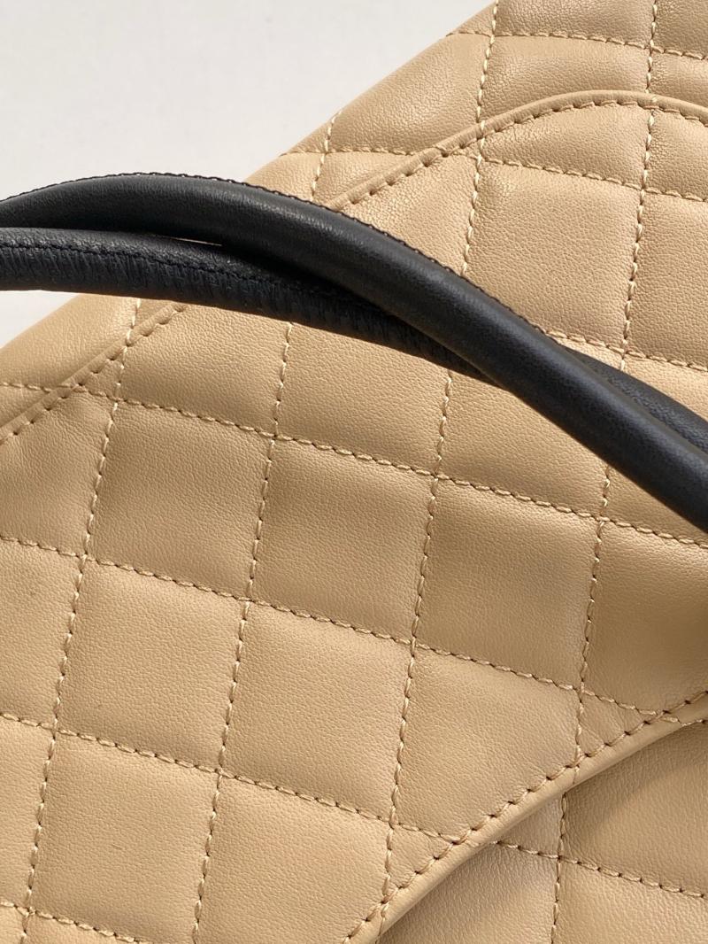 Chanel Cambon Ligne Shoulder Bag Beige AS6319