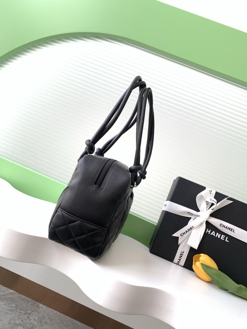 Chanel Cambon Ligne Shoulder Bag Black and White AS6319