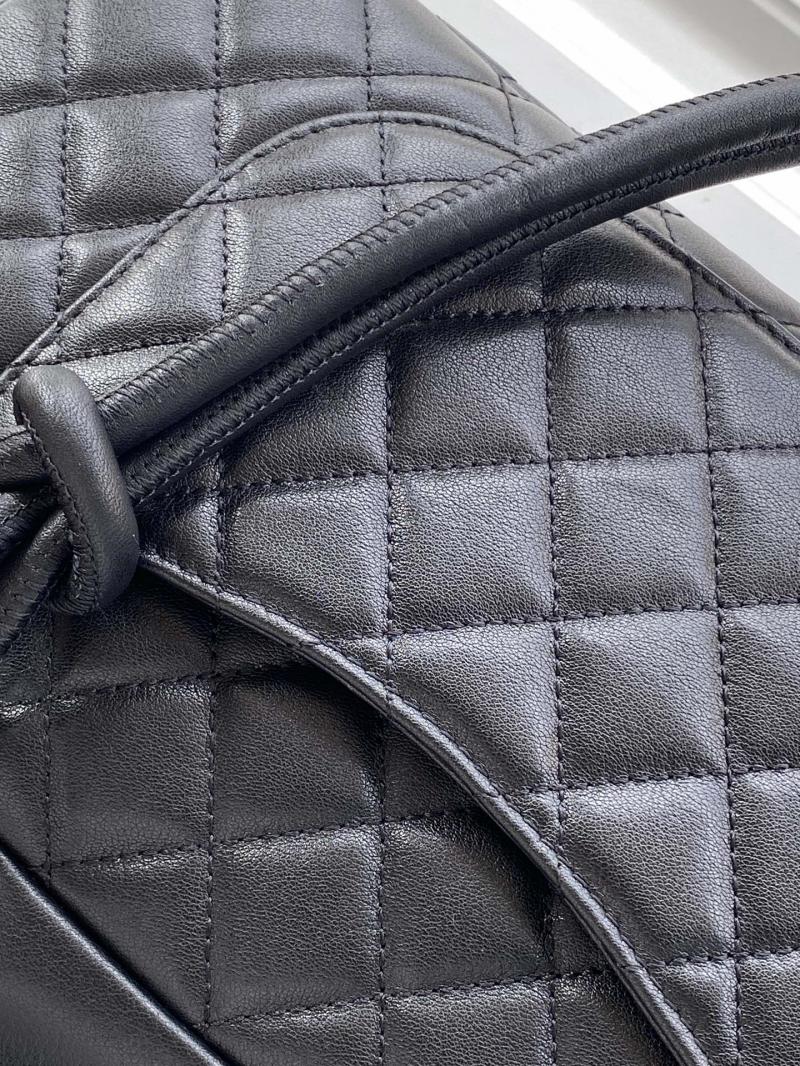 Chanel Cambon Ligne Shoulder Bag Black and White AS6319