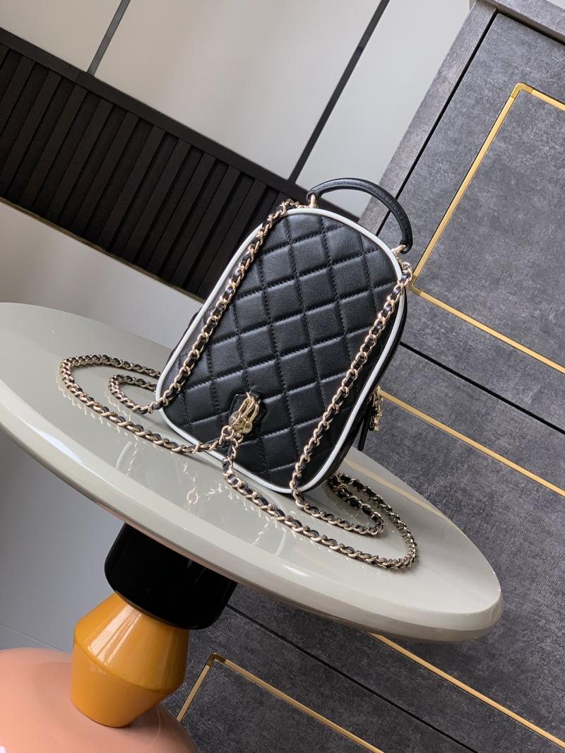 Chanel Lambskin Mini Backpack Black AP3753