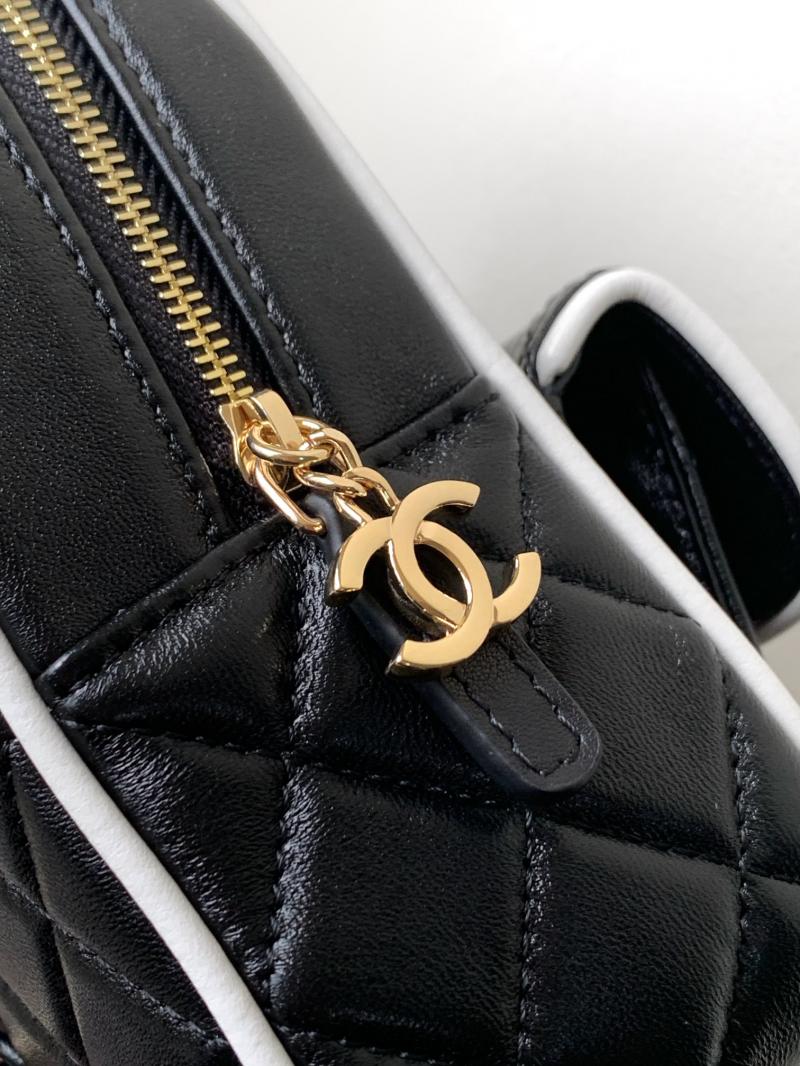 Chanel Lambskin Mini Backpack Black AP3753