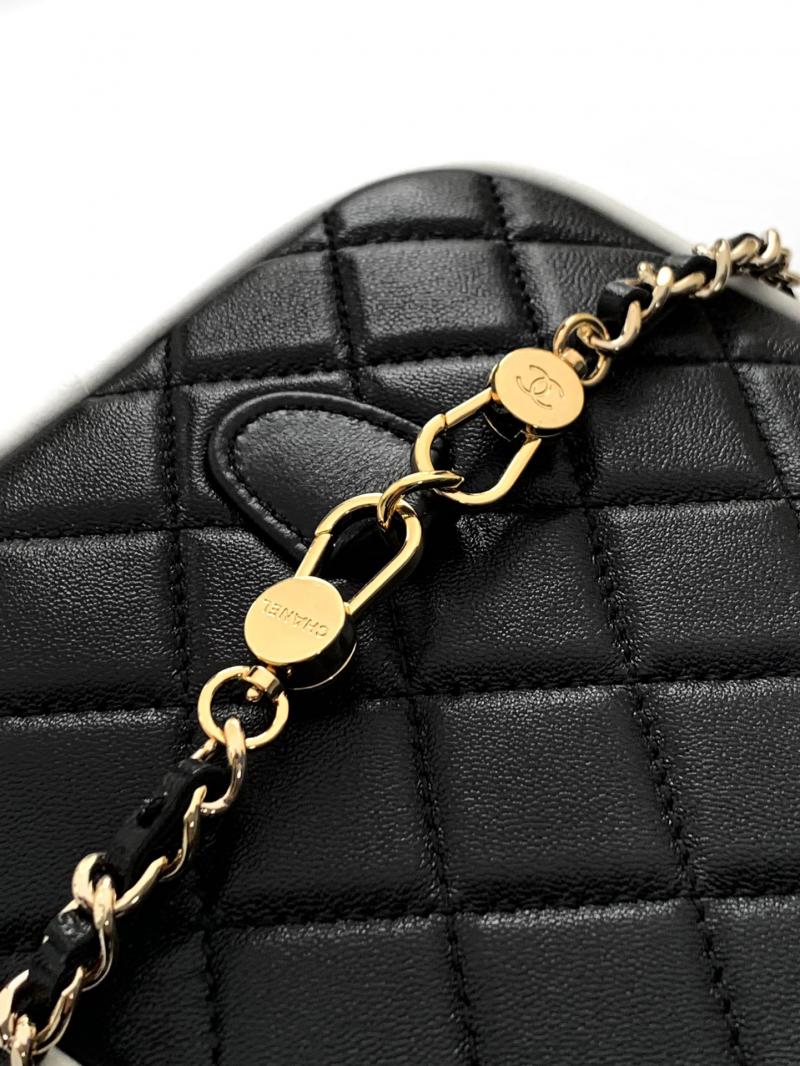 Chanel Lambskin Mini Backpack Black AP3753