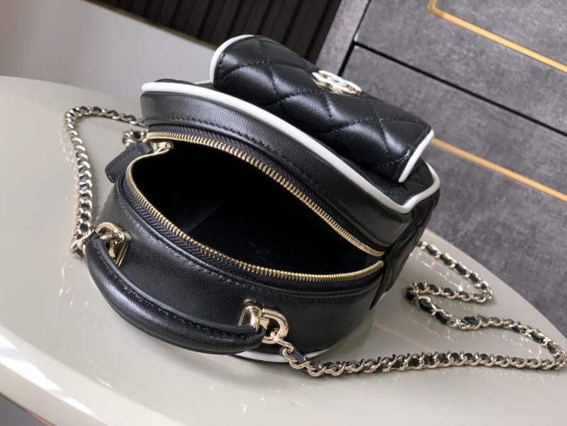 Chanel Lambskin Mini Backpack Black AP3753
