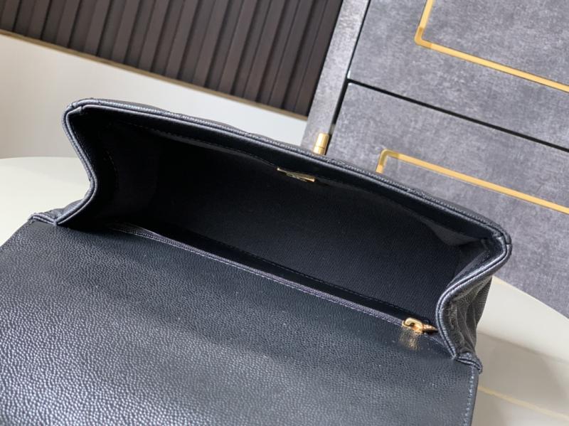 Chanel Leather Flap Bag Black AS5240