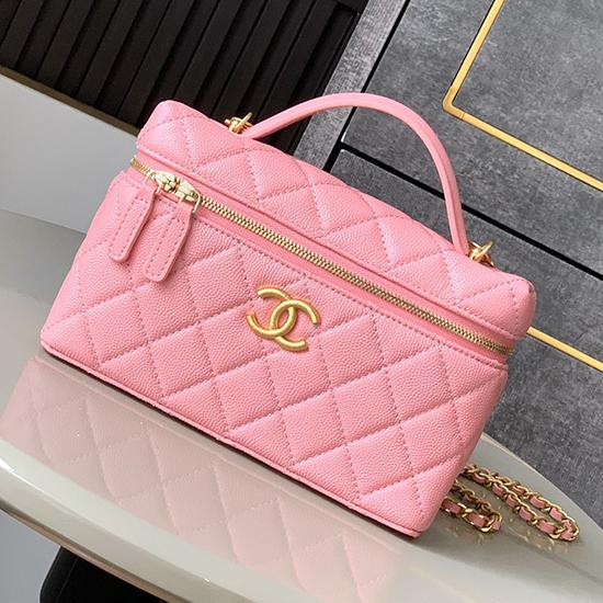 Chanel Vanity Top Handle Bag Pink AS2503