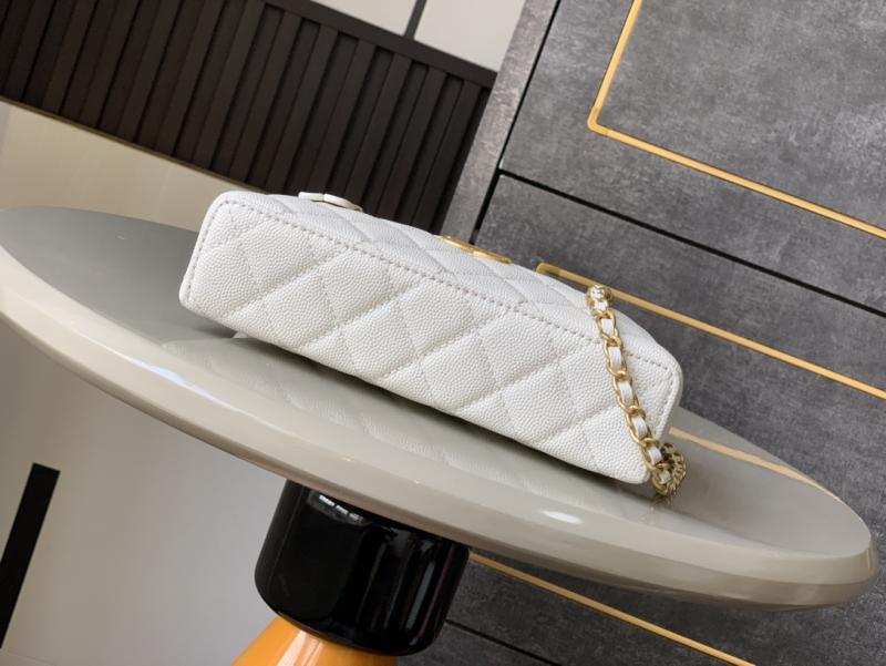 Chanel Vanity Top Handle Bag White AS2503