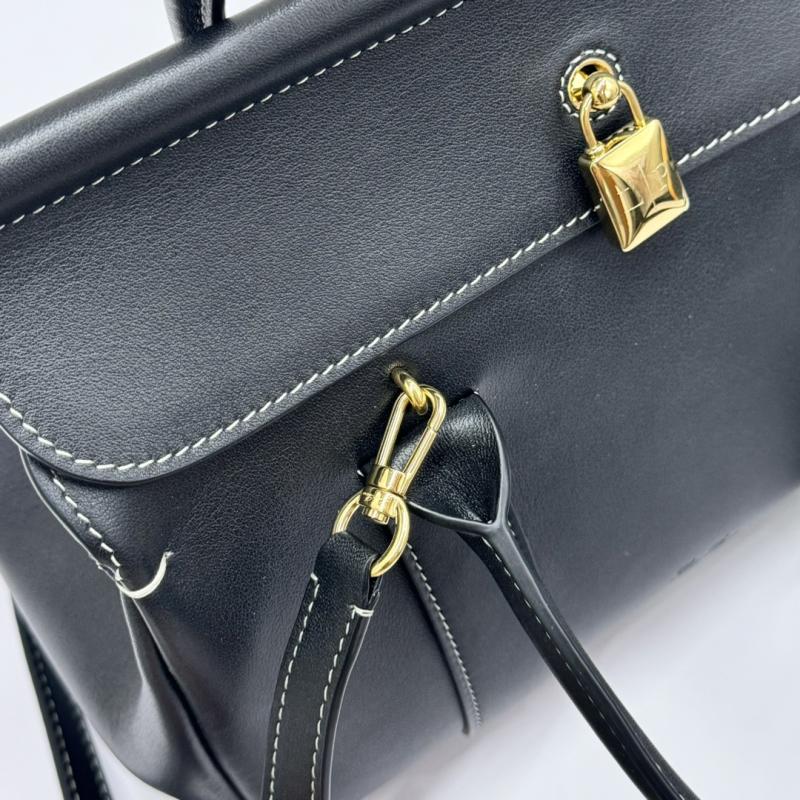 Loro Piana Loom bag L25 Black FAO6707