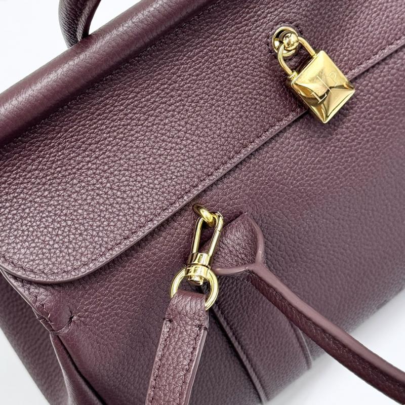 Loro Piana Loom bag L25 Burgundy FAO2680