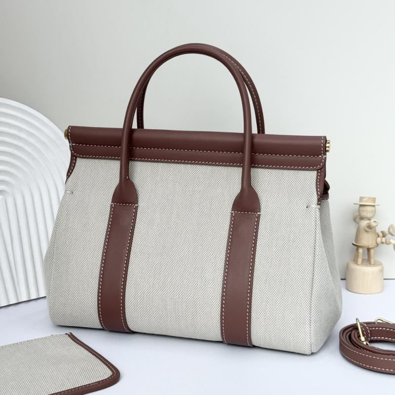 Loro Piana Loom bag L25 Canvas Burgundy FAO2680