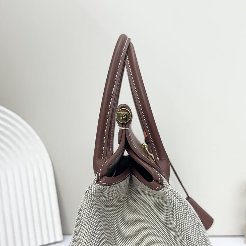 Loro Piana Loom bag L25 Canvas Burgundy FAO2680