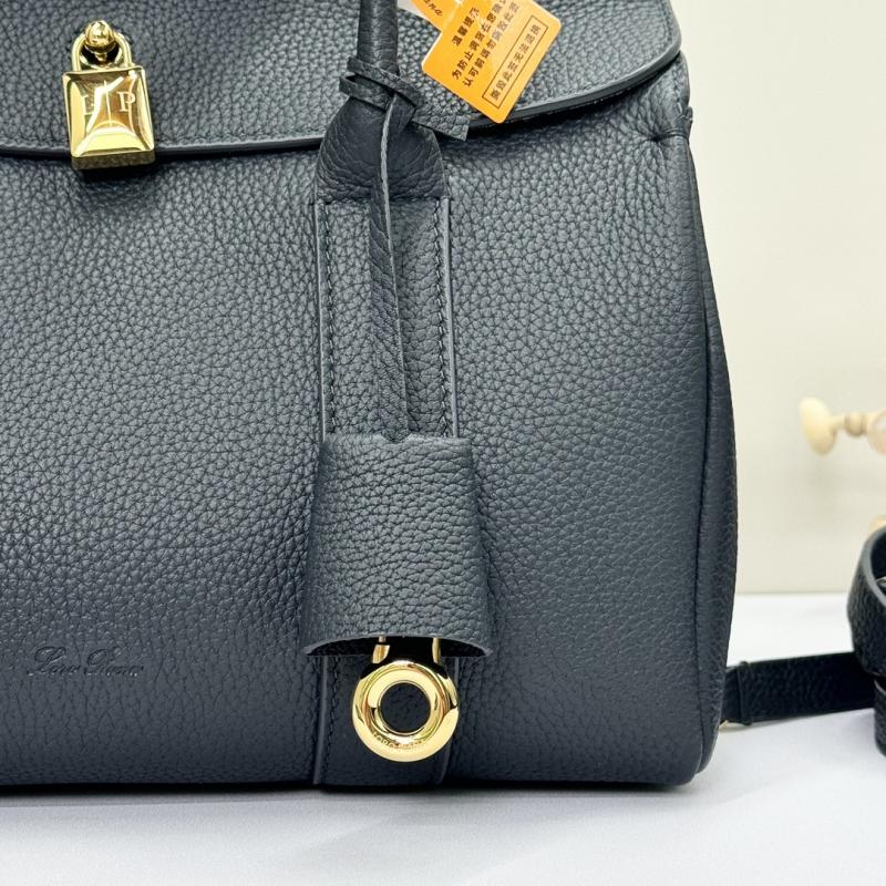 Loro Piana Loom bag L25 Dark Blue FAO2680