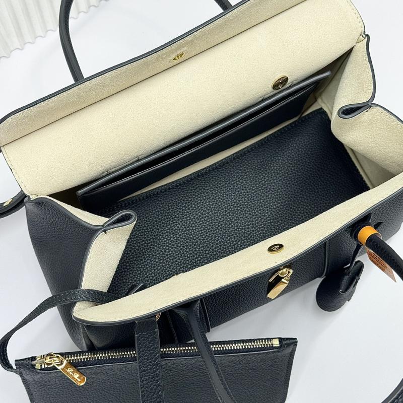 Loro Piana Loom bag L25 Dark Blue FAO2680