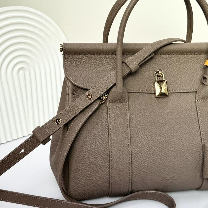 Loro Piana Loom bag L25 Grey FAO2680