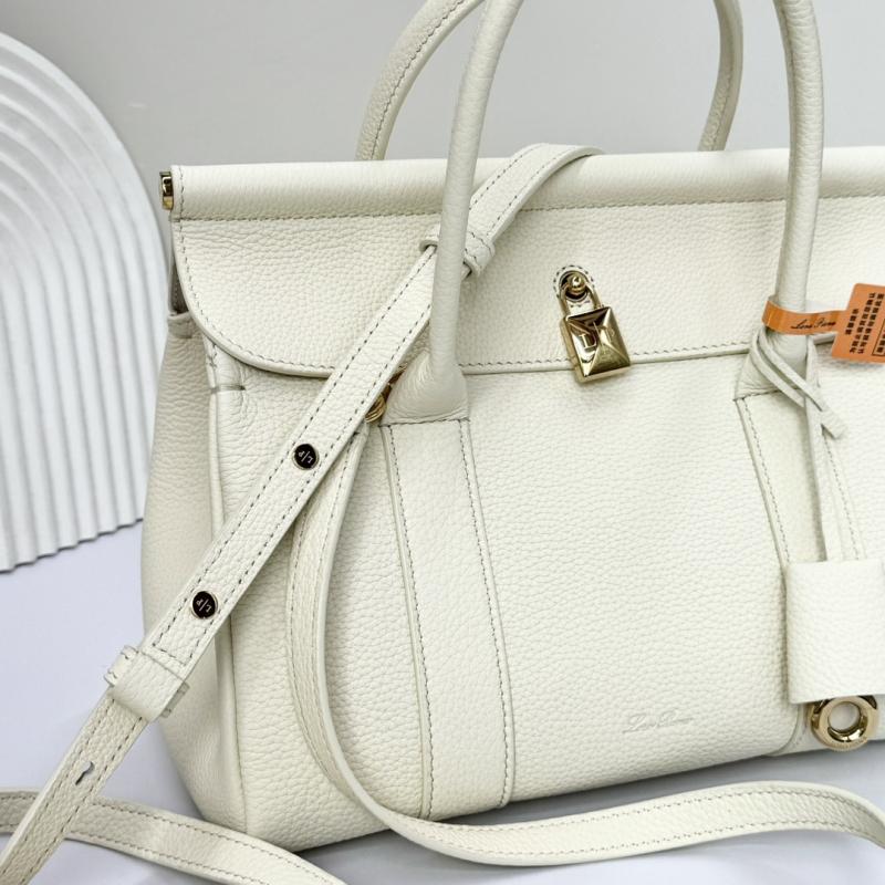 Loro Piana Loom bag L25 White FAO2680