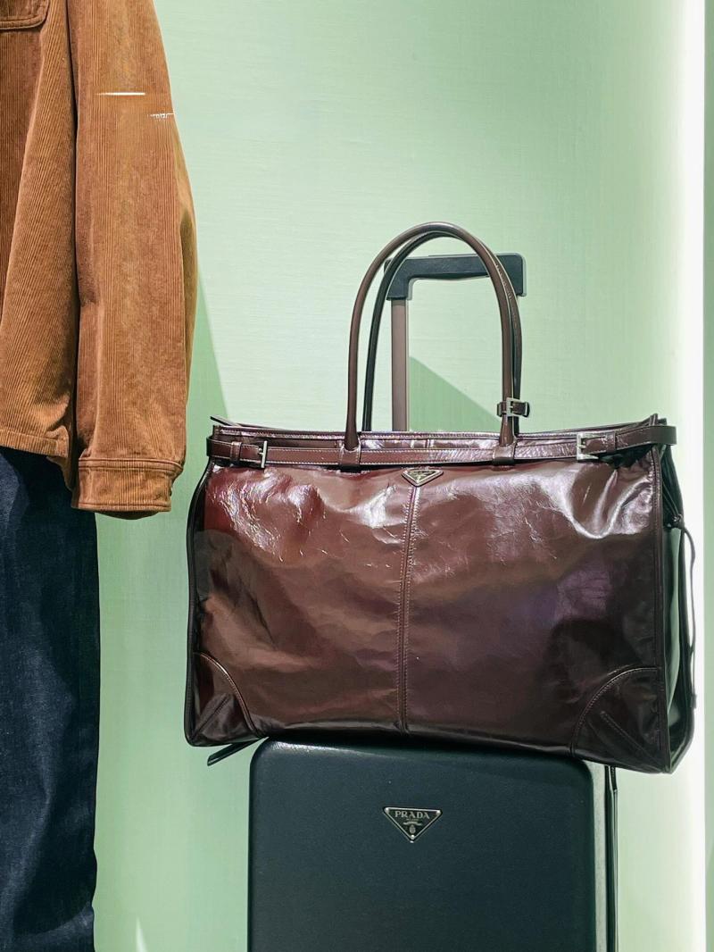 Prada Leather tote bag Dark Coffee 2VG128