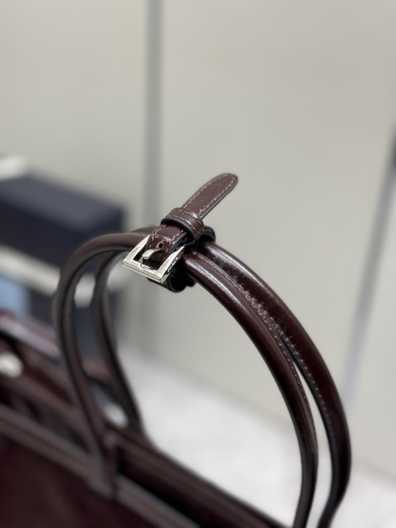 Prada Leather tote bag Dark Coffee 2VG128