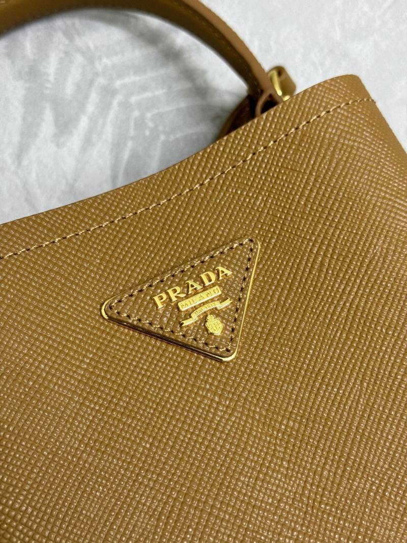 Prada Panier Saffiano leather mini-bag Camel 1BA217