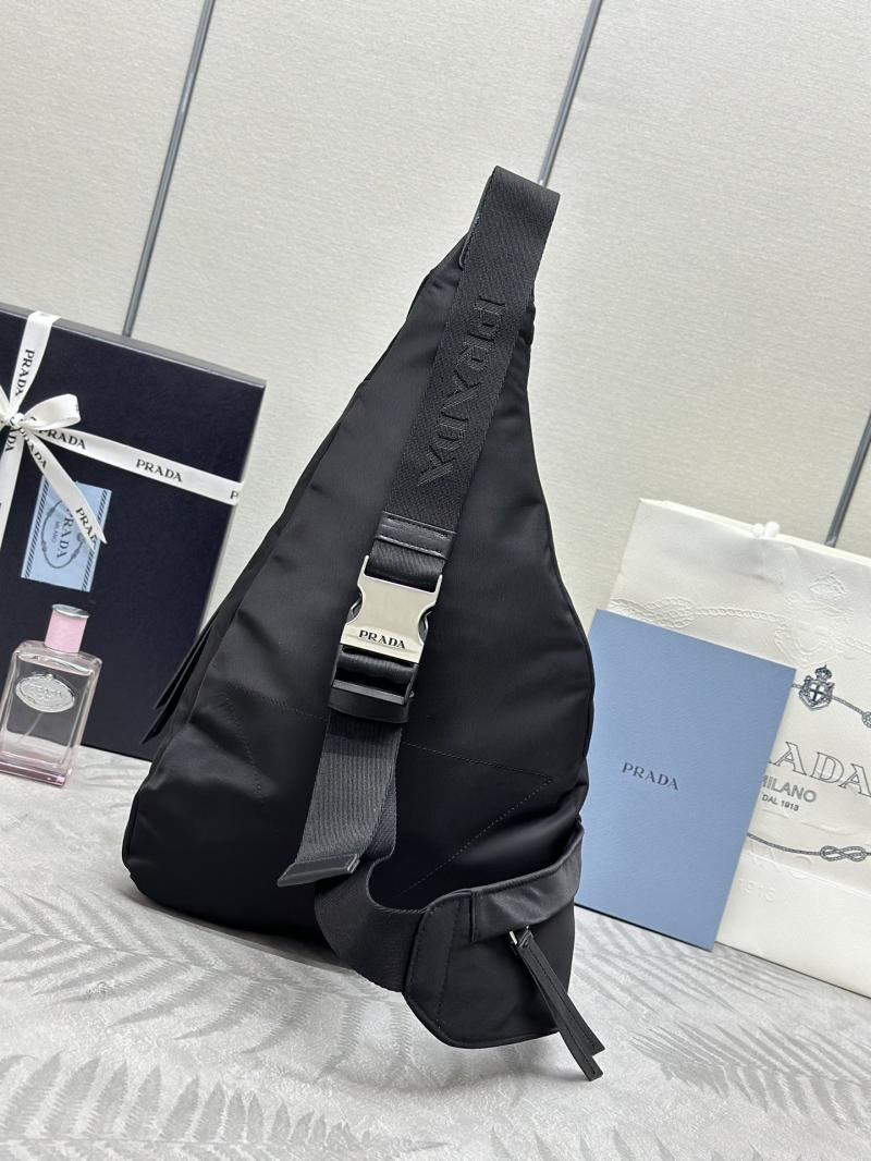 Prada Re-Nylon and leather backpack 2VZ092