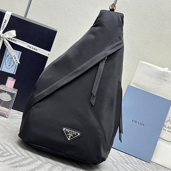 Prada Re-Nylon and leather backpack 2VZ092
