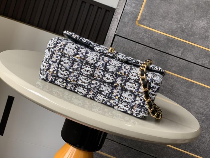 Small Chanel Tweed Flap Bag A01116