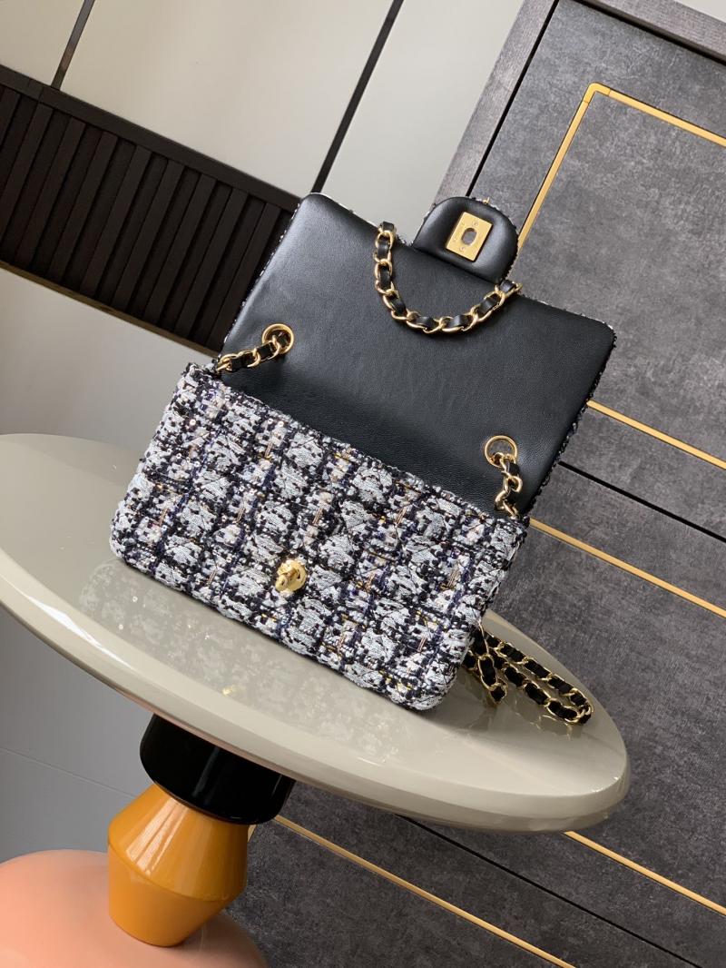 Small Chanel Tweed Flap Bag A01116
