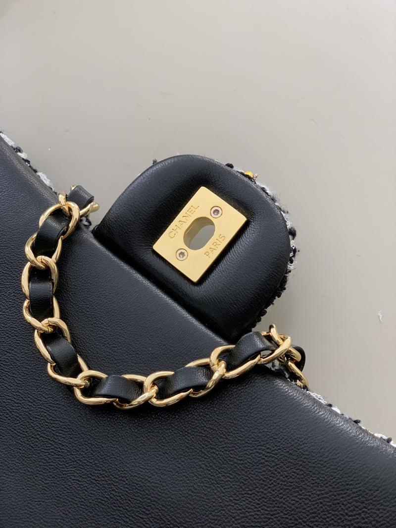 Small Chanel Tweed Flap Bag A01116