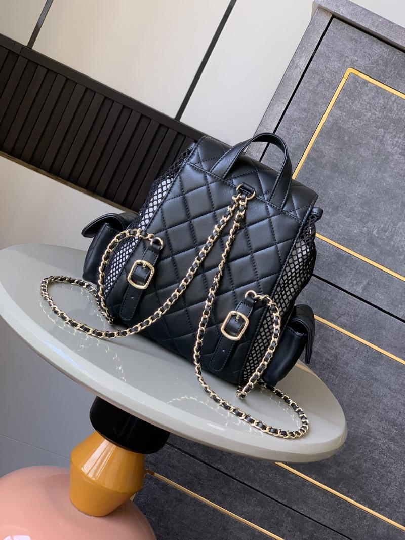 Chanel Backpack Black AS5484