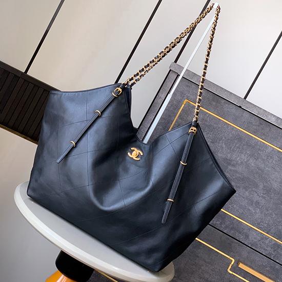 Chanel Maxi Shopping Bag Black AS5463
