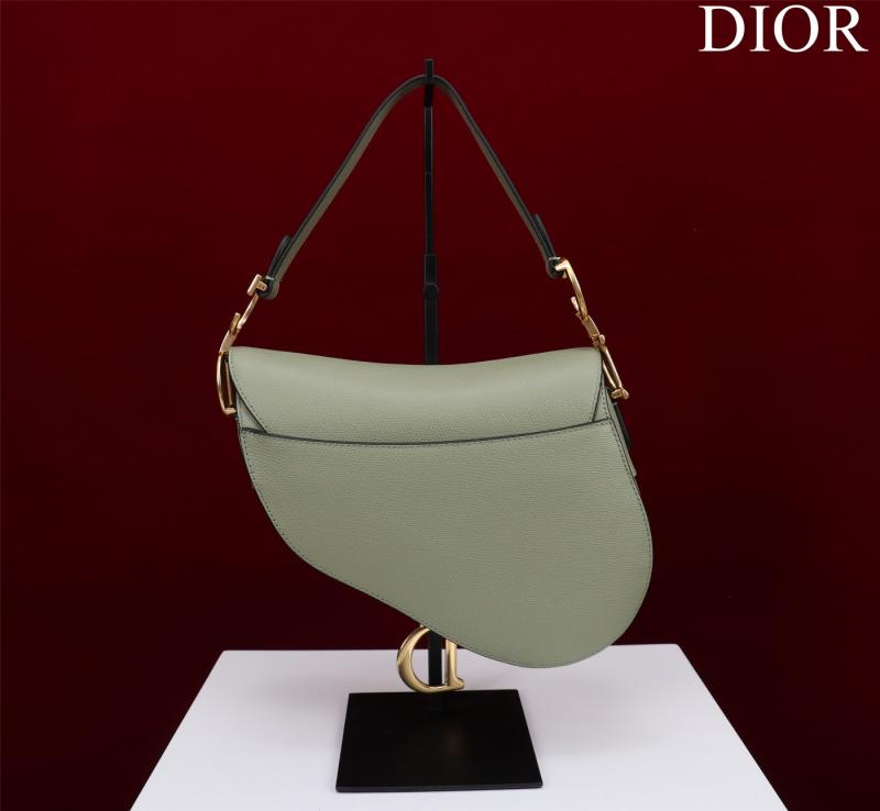 Dior Saddle Bag With Strap Light Green M0455