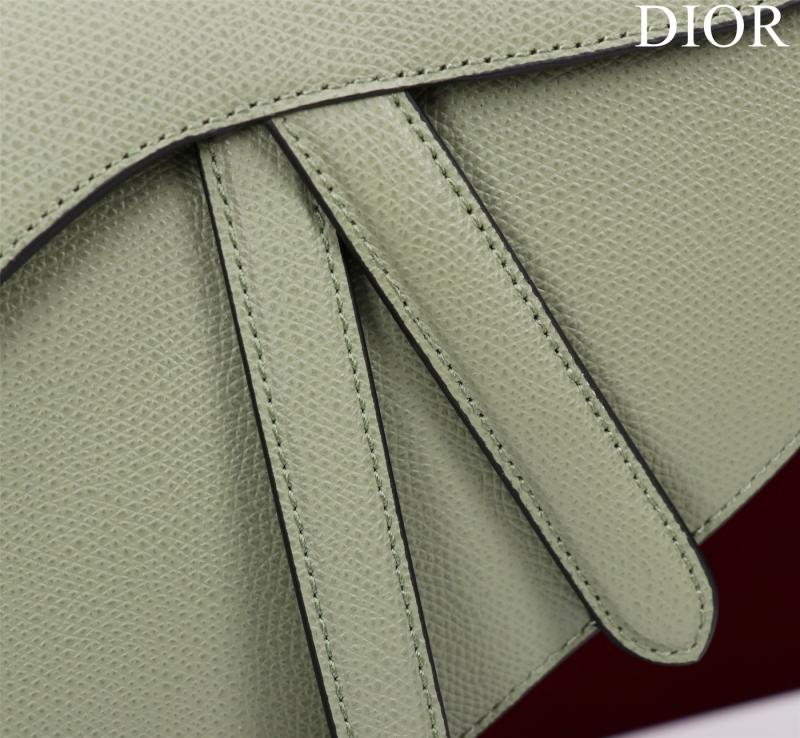 Dior Saddle Bag With Strap Light Green M0455