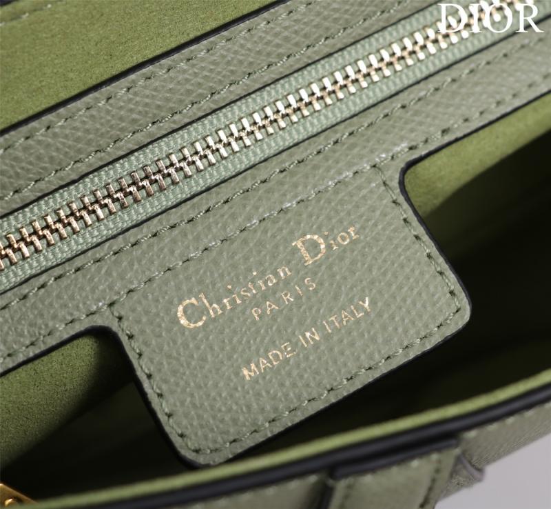 Dior Saddle Bag With Strap Light Green M0455
